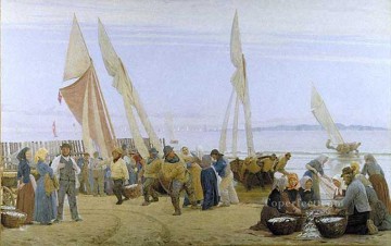 Manana en Hornbaek 1875 Peder Severin Kroyer Oil Paintings